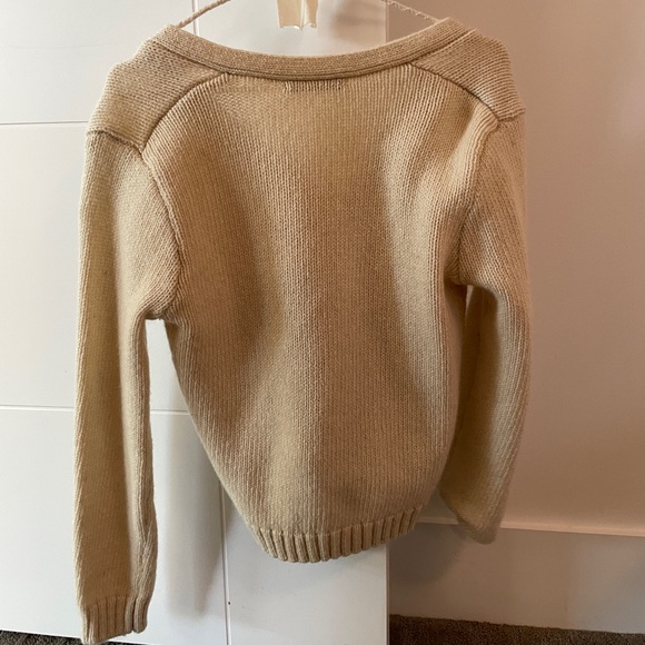 Brandy Melville cream beige wool cardigan - Picture 4 of 4